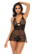 Vayrevia Temptation Lace 3-Piece Lingerie Set
